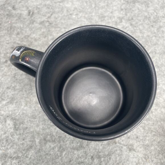 Denver Zoo Coffee Mug Charcoal Gray Copper Animal Paw Prints Elephant Lion Zebra - Picture 6 of 6